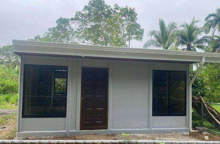 Fachada Modelo Familiar 62m², vivienda de interés social
